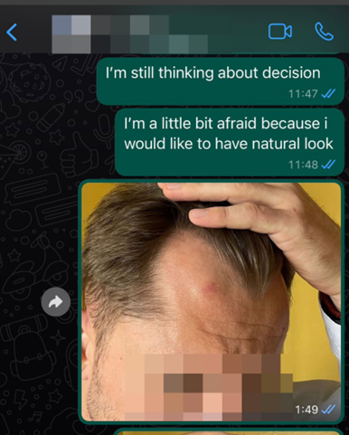 whatsapp clinique de greffe de cheveux 3
